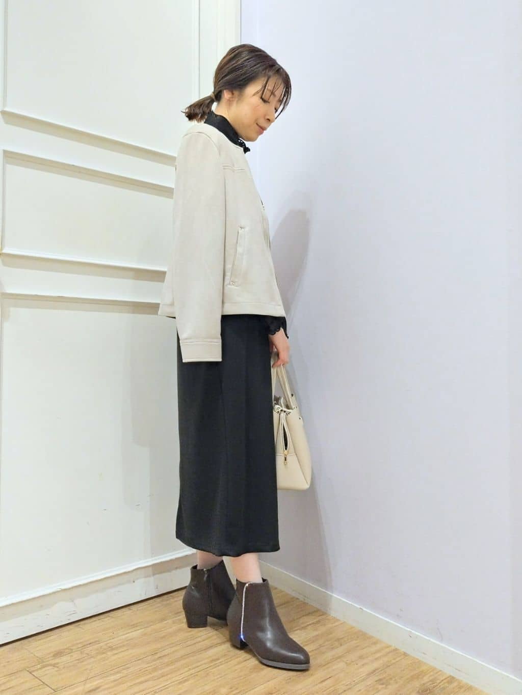 miomioさんの「SHOO･LA･RUE｜エポリングネックレス」を使ったコーディネート