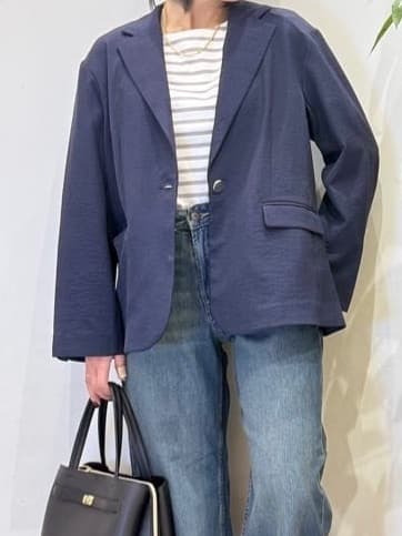 misakiさんの「SHOO･LA･RUE｜【SHOO・LA・RUE DENIM/S-LL】体型カバーにも バギーデニムワイドパンツ」を使ったコーディネート