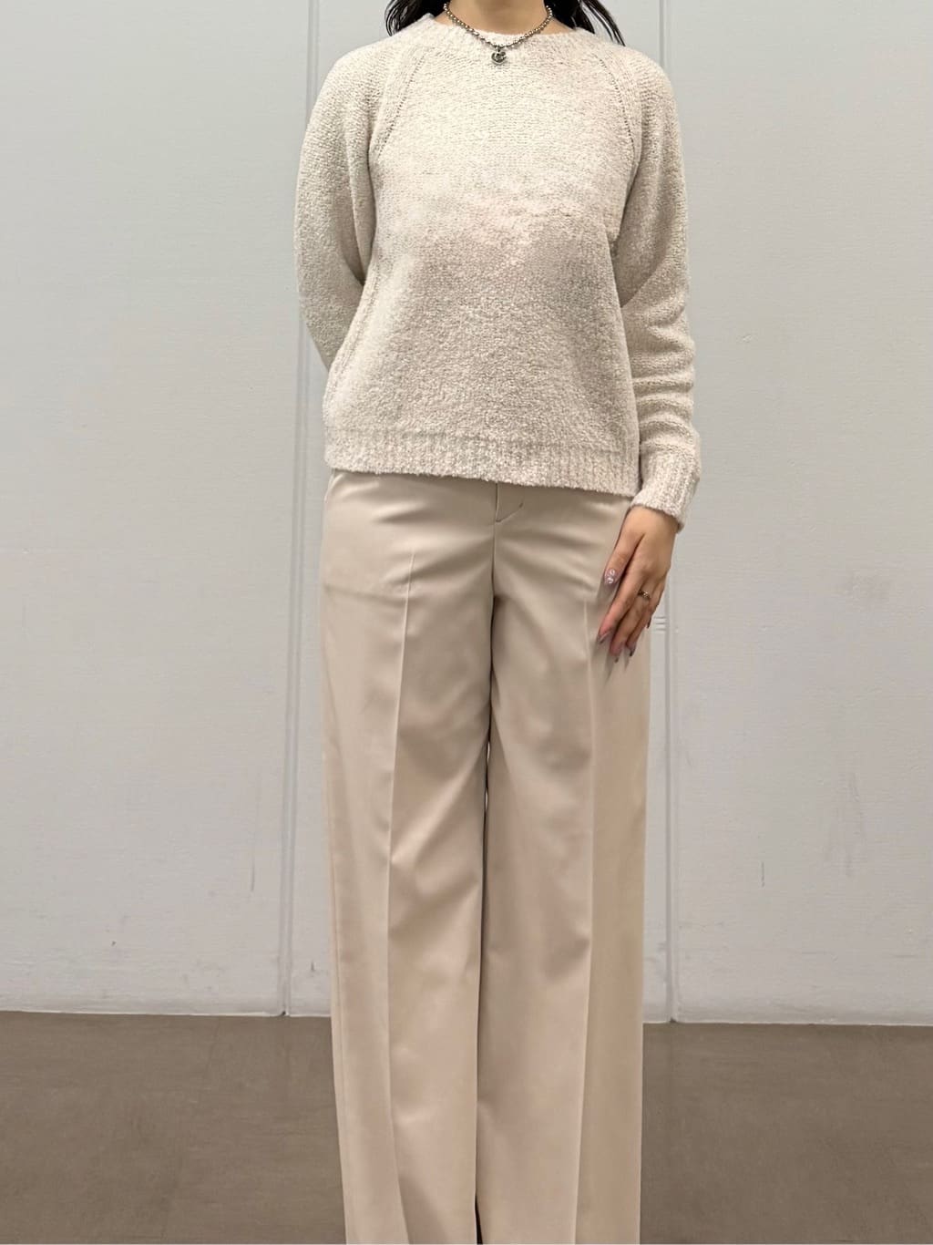 mizukiさんの「INDIVI｜【名品／撥水／抗菌防臭】ショート丈リサイクルダウンコート」を使ったコーディネート