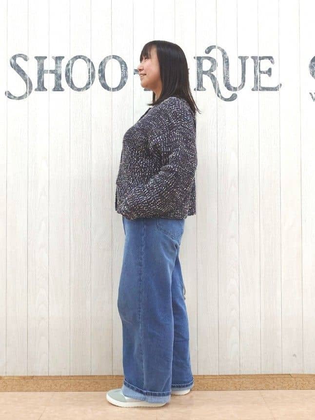 とろろさんの「SHOO･LA･RUE｜【洗濯機可/前後2WAY】ぽこぽこニットカーディガン」を使ったコーディネート
