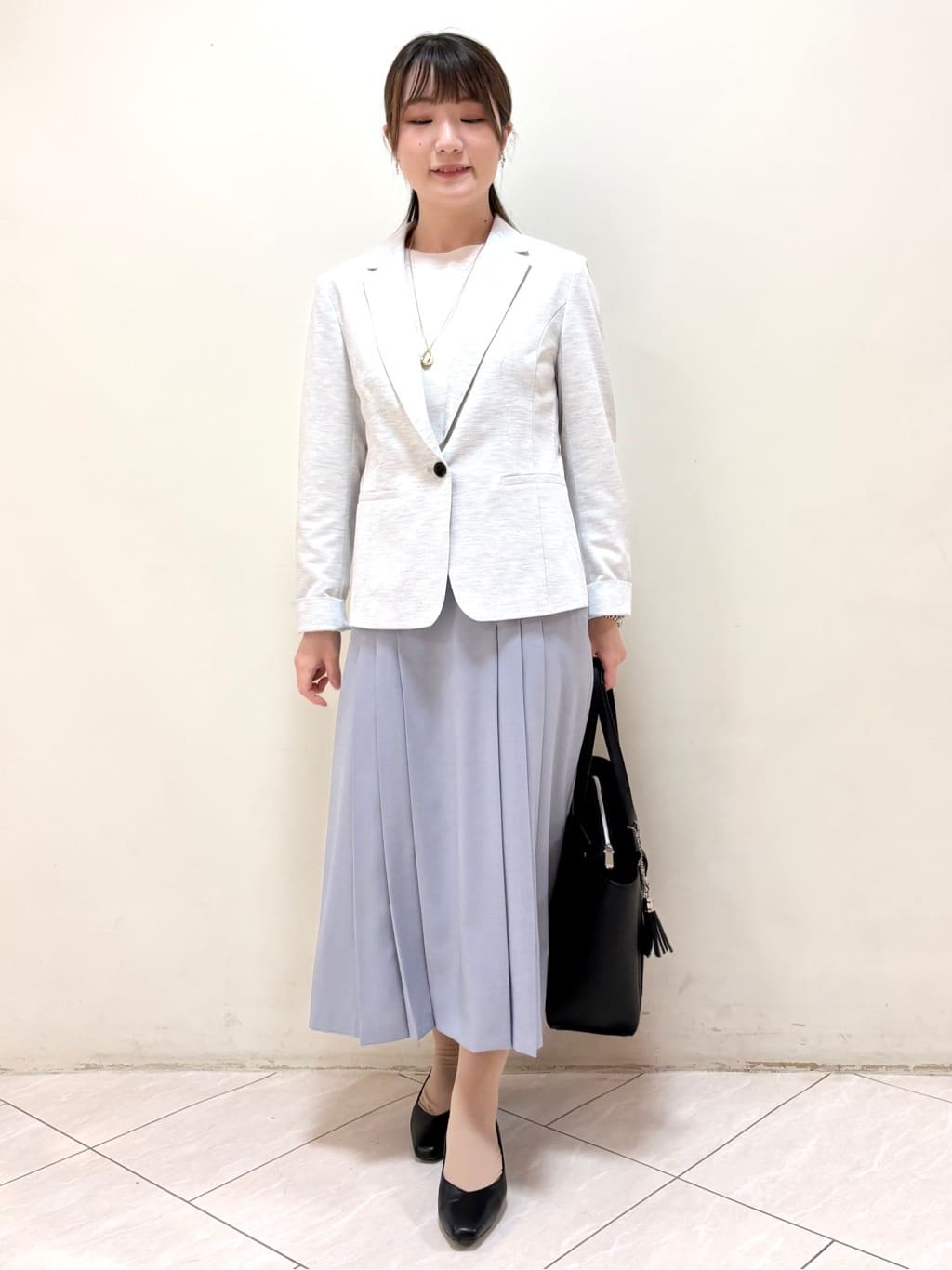mikiさんの「Reflect｜【SS-4Lサイズ／UVカット／接触冷感】匠ジャケット／ベーシックテーラード」を使ったコーディネート