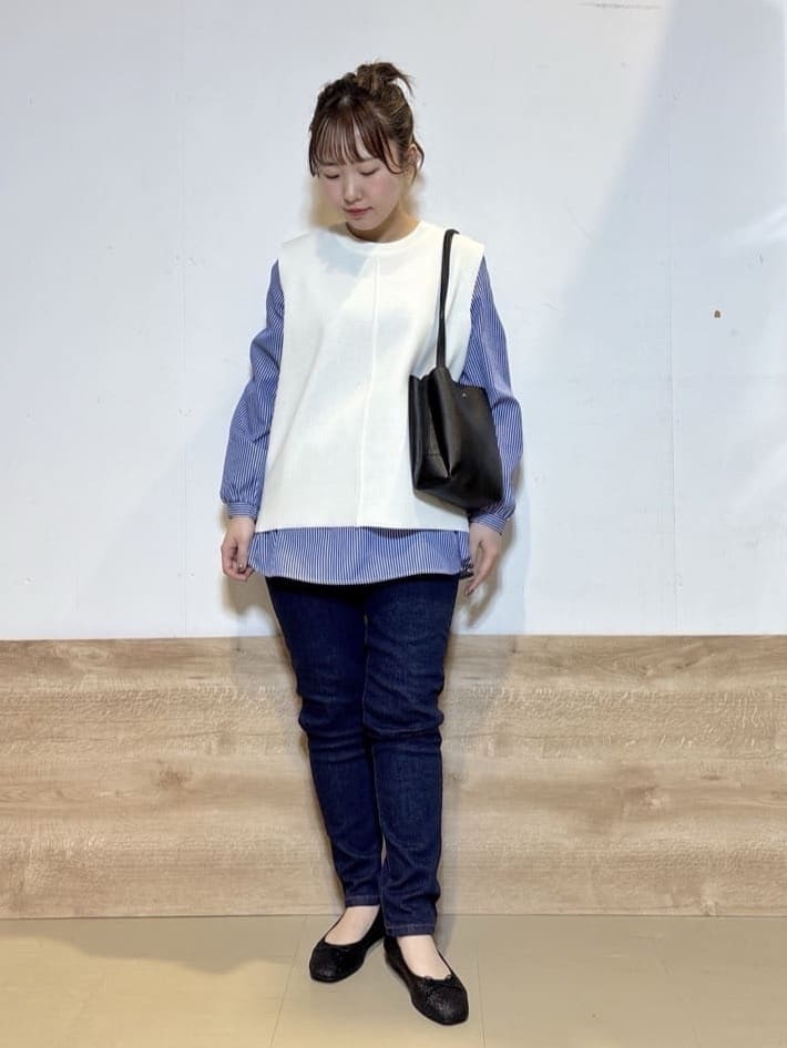 るねさんの「SHOO･LA･RUE｜【SHOO・LA・RUE DENIM】羽織るだけでこなれる　オーバーサイズデニムジャケット」を使ったコーディネート