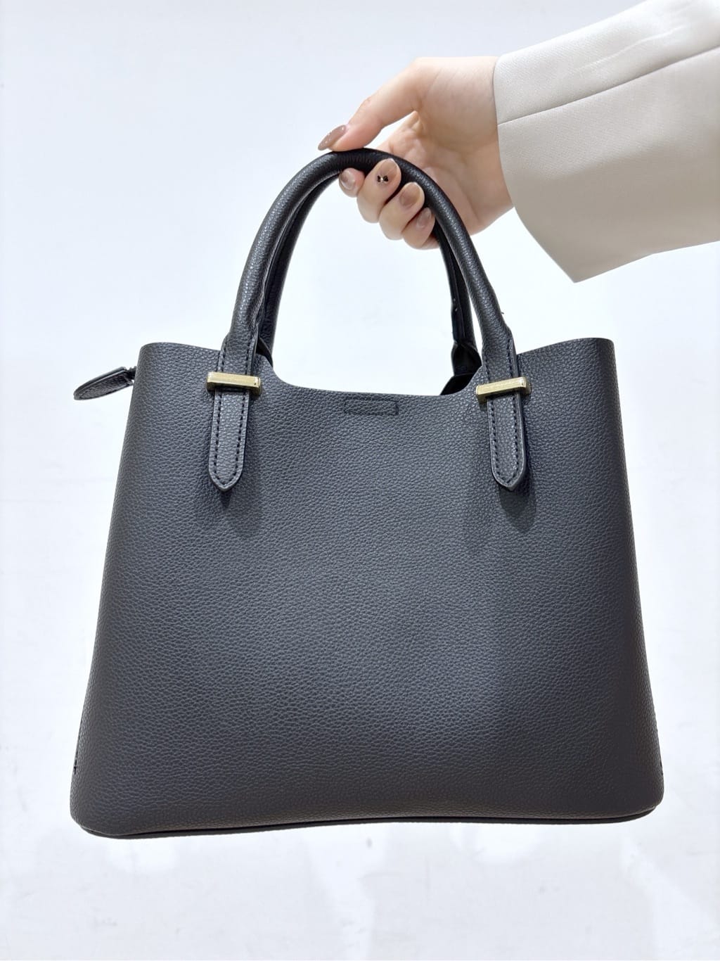 るーさんの「grove｜【マシンウォッシュ／防シワ/SS-3L】ストレッチノーカラージャケット」を使ったコーディネート