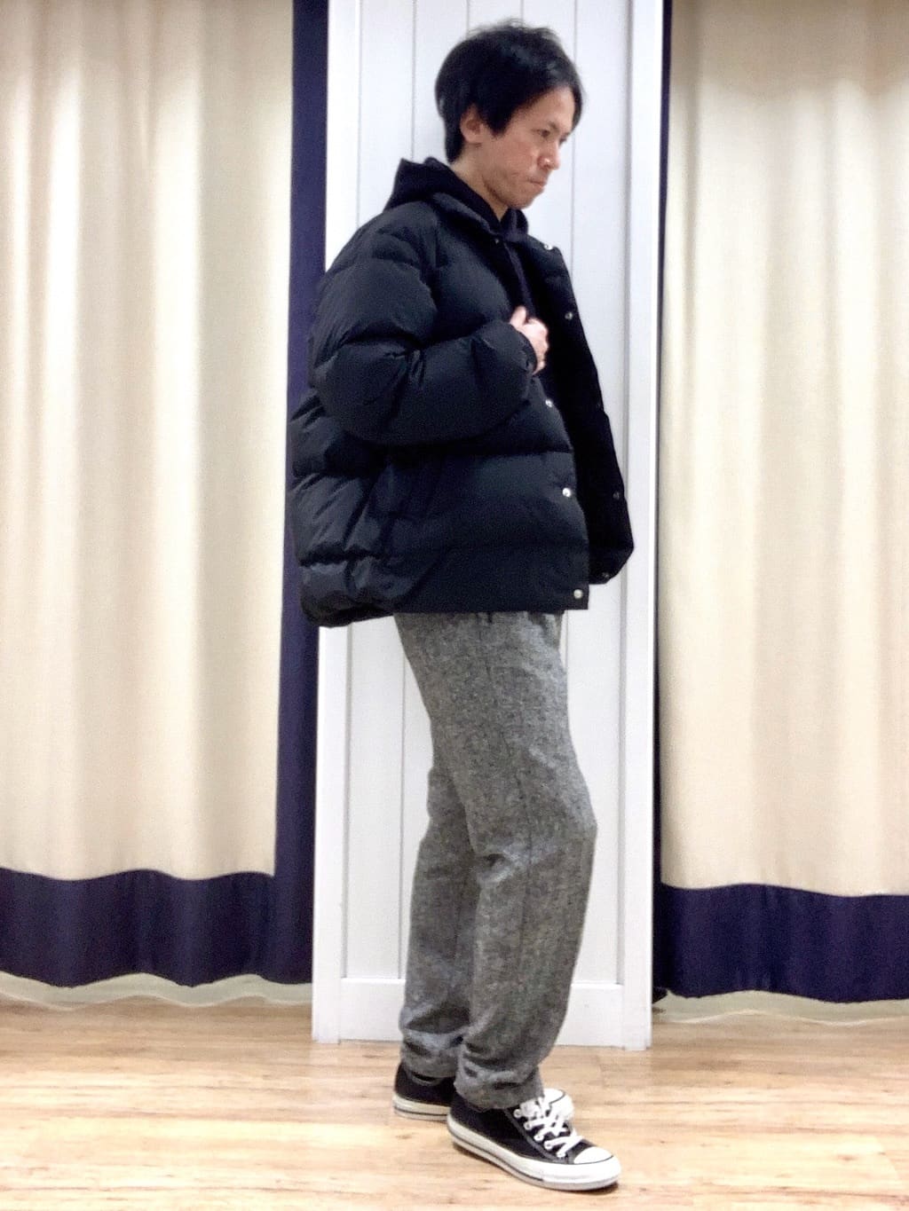 Takaさんの「Dessin｜【ウエストゴム/洗える】ツイードパンツ」を使ったコーディネート
