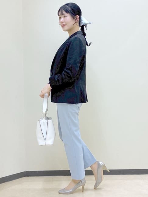  beni_gingerさんの「Reflect｜【インナーにおすすめ◎】クルーネックストレッチリブトップス」を使ったコーディネート
