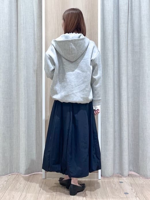みーちゃんさんの「grove｜シルクライクリブタートルネック」を使ったコーディネート