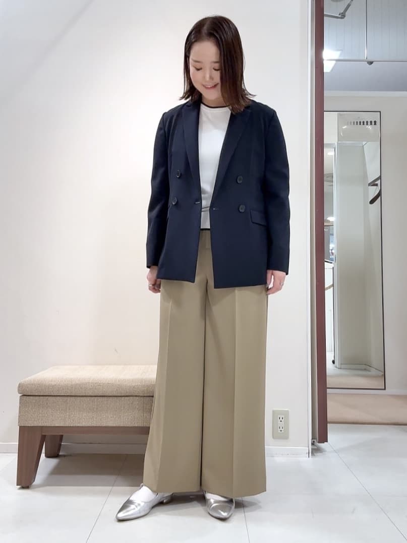 YUIさんの「UNTITLED｜【アンサンブル可/洗える】ウォームスパンニット」を使ったコーディネート
