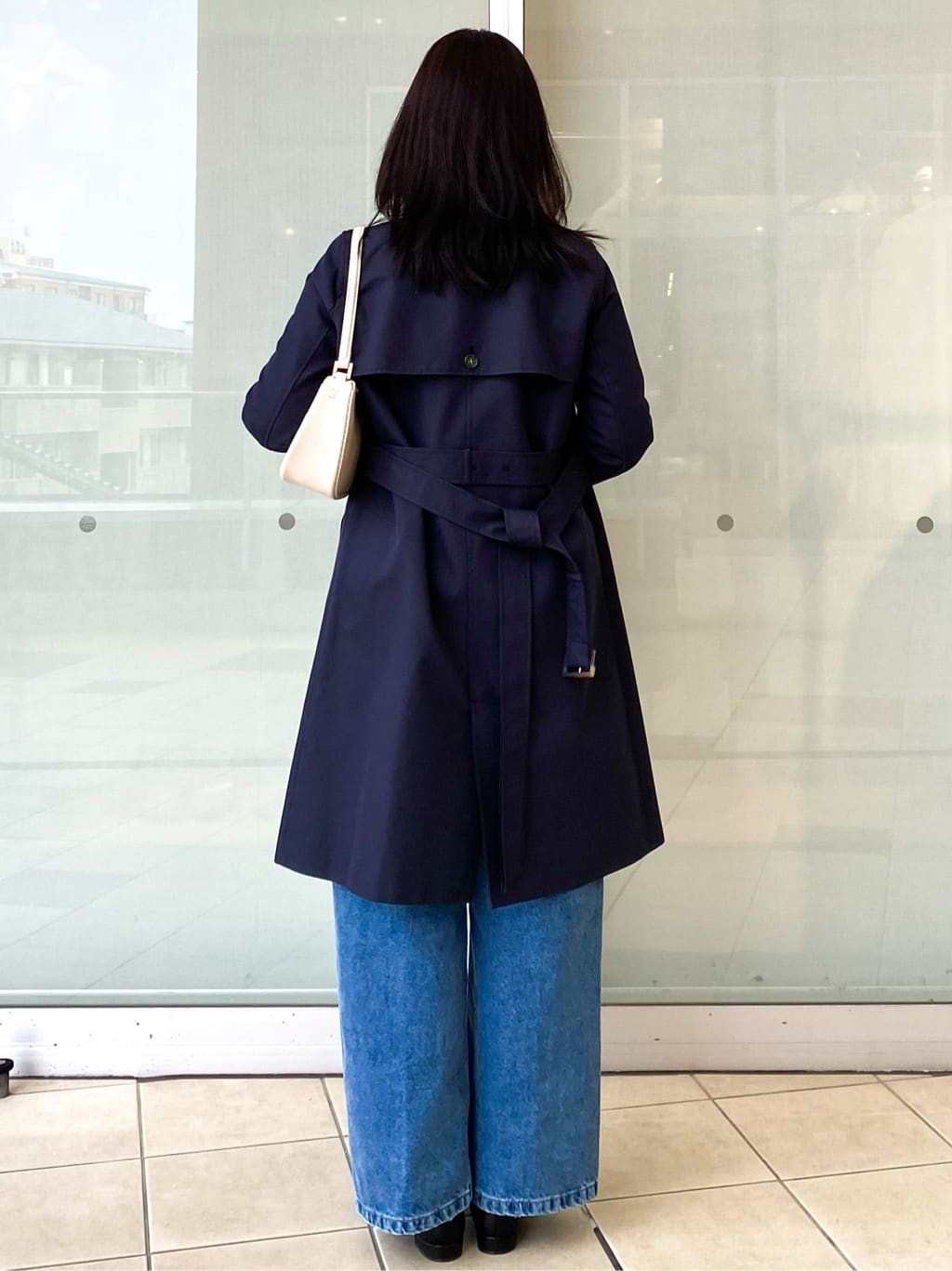 Jeanさんの「OPAQUE.CLIP｜撥水トレンチコート【洗濯機OK／花粉対応】《XS～3L》」を使ったコーディネート