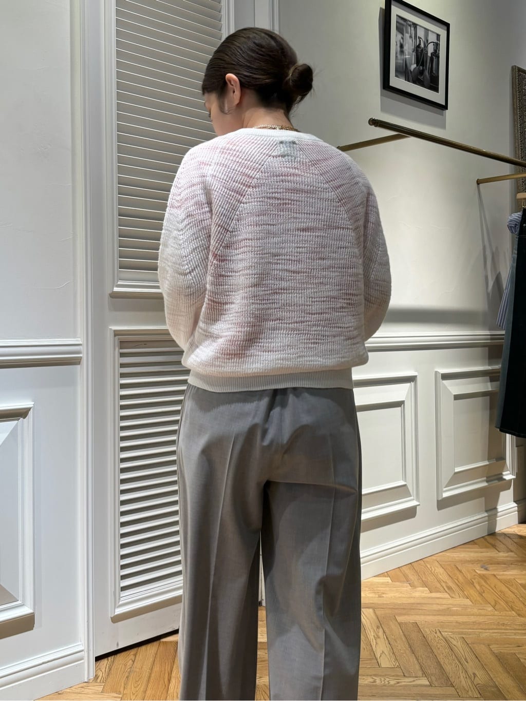 Mgmさんの「DRESSTERIOR｜【ウォッシャブル】コットンシルクフレンチスリーブニット」を使ったコーディネート