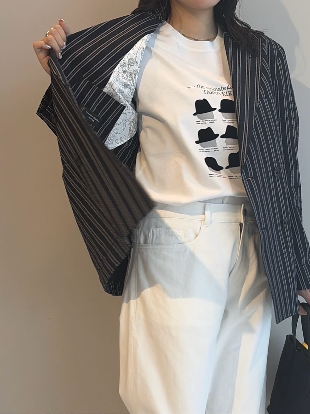 Akutagawaさんの「TAKEO KIKUCHI｜【BOWLER HAT LABEL】サッカーストライプ ダブルジャケット」を使ったコーディネート