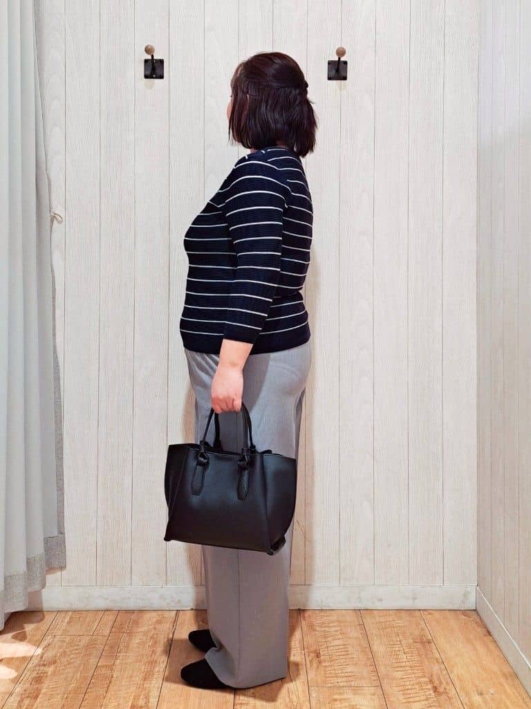 kotomiさんの「SHOO･LA･RUE｜【高レビュー/着丈選べる/S-LL/洗濯機可】楽ちん&times;きれい見え ストレッチワイドパンツ」を使ったコーディネート
