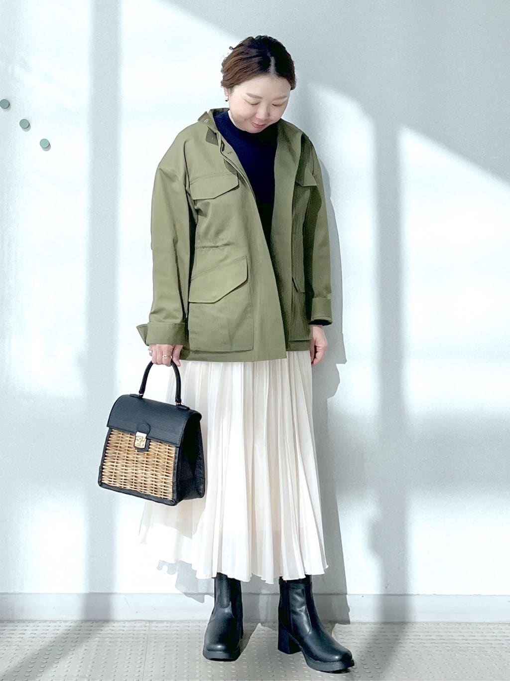 Soeさんの「DRESSTERIOR｜◆【ウォッシャブル】コットンフルニードルニット」を使ったコーディネート