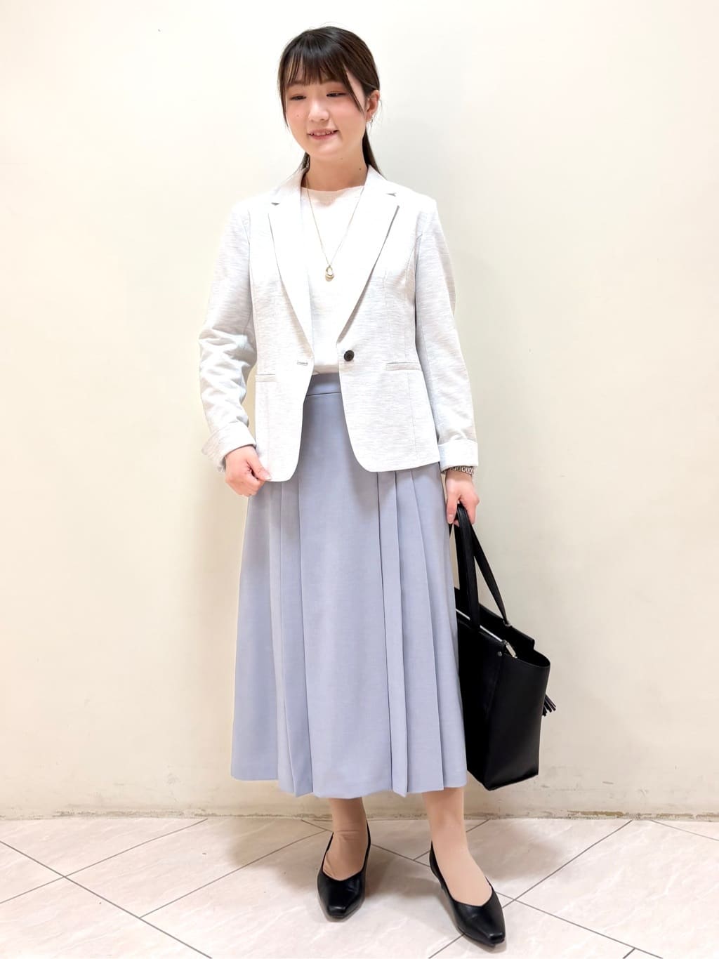 mikiさんの「Reflect｜【SS-4Lサイズ／UVカット／接触冷感】匠ジャケット／ベーシックテーラード」を使ったコーディネート