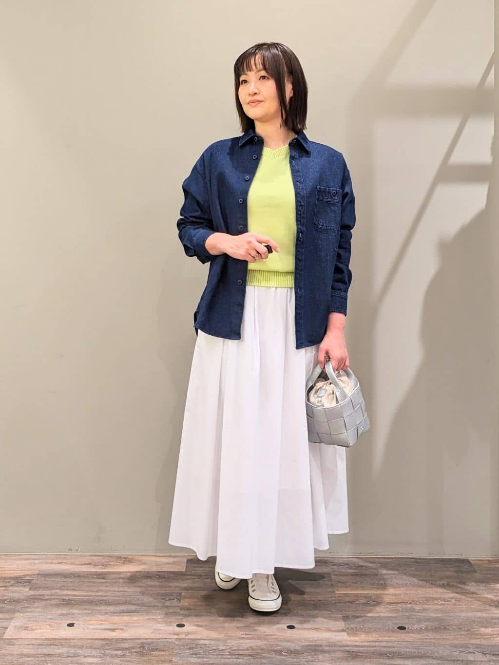 ricoさんの「Dessin｜【ユニセックス/洗える】10OZデニムシャツ」を使ったコーディネート