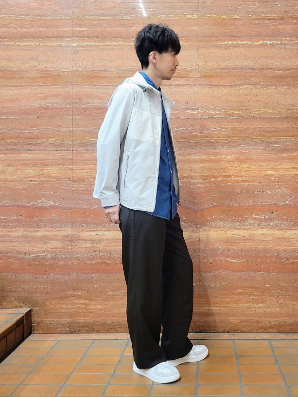 piroyaさんの「TAKEO KIKUCHI｜【KAJIF】フード ブルゾン」を使ったコーディネート