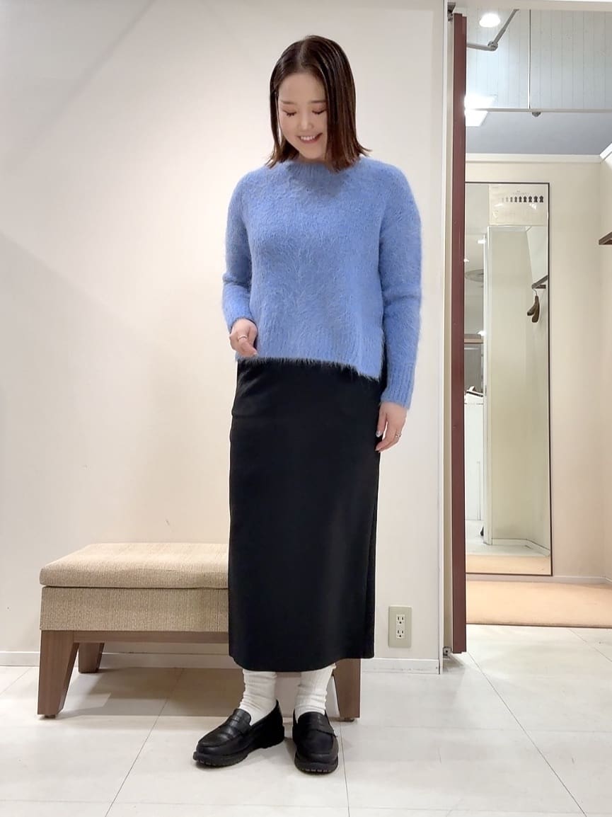 YUIさんの「UNTITLED｜【ゆったり】アルパカ混シャギーニット」を使ったコーディネート