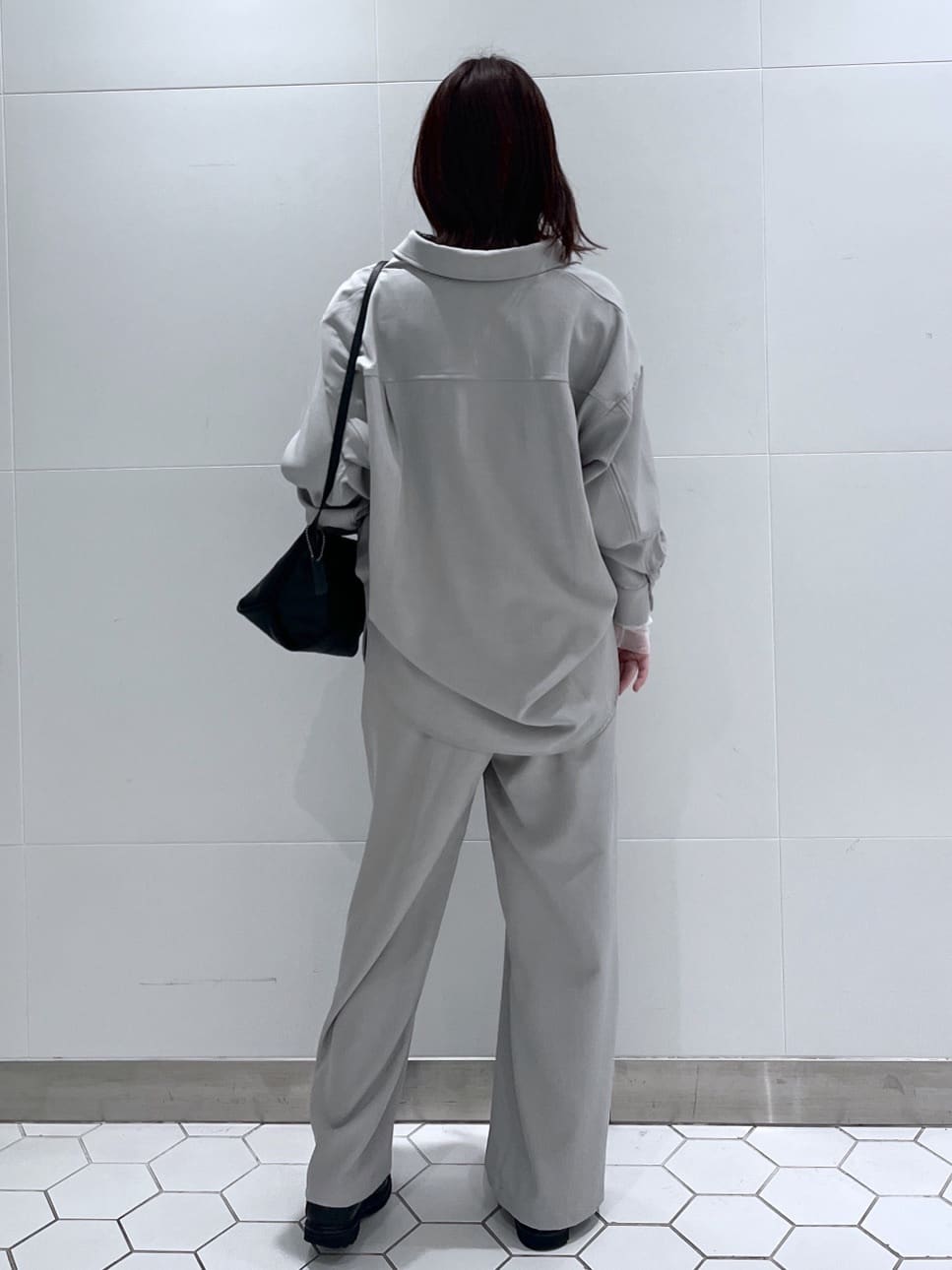 Makinoさんの「Dessin｜【2点セット・洗える】メランジツイルセットアップ」を使ったコーディネート