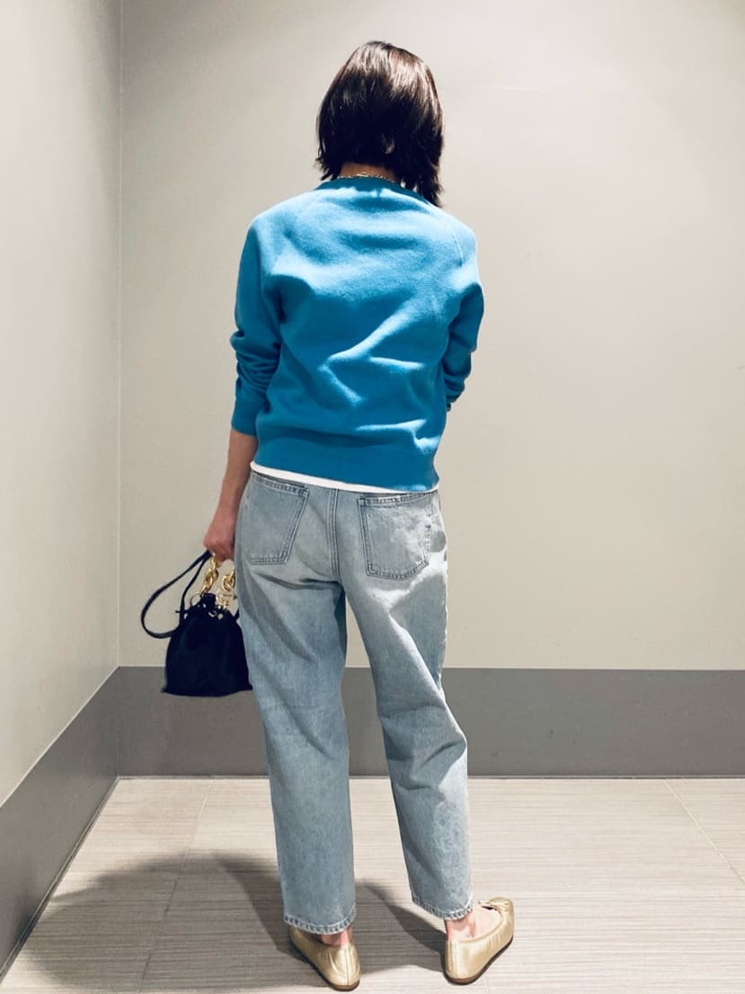 Furuさんの「DRESSTERIOR｜RED CARD TOKYO（レッドカードトーキョー）JAZZルーズテーパードデニムパンツ」を使ったコーディネート