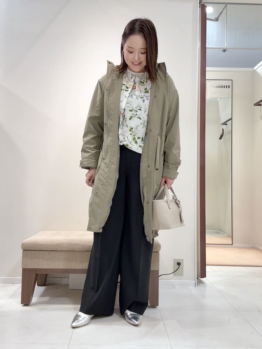 YUIさんの「UNTITLED｜◆【2WAY/洗える/はっ水】グログランモッズコート」を使ったコーディネート