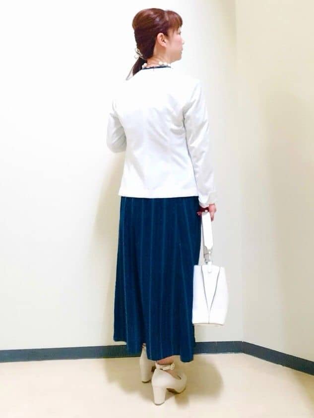 花さんの「Reflect｜【SS-4Lサイズ／UVカット／接触冷感】匠ジャケット／ノーカラー」を使ったコーディネート