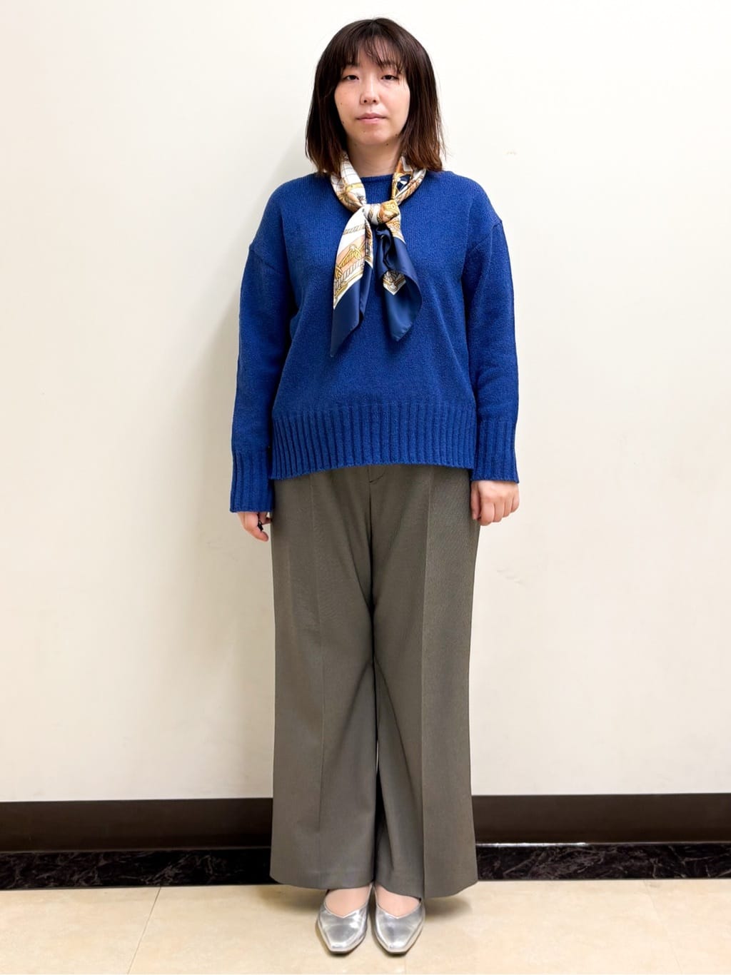 ミヨさんの「Reflect｜【レイヤードにおすすめ◎】ロング丈リラクシーニット」を使ったコーディネート