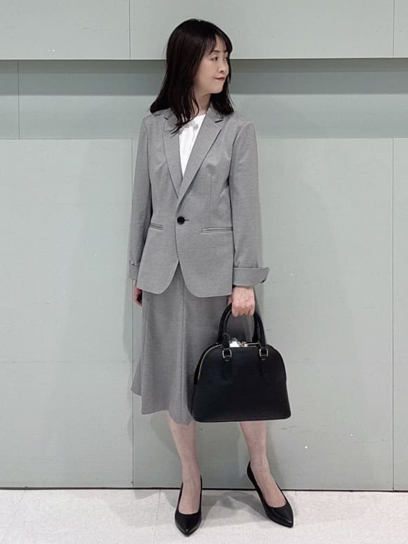 makiさんの「UNTITLED｜【UV/接触冷感/スーツ】ジャージテーラードジャケット」を使ったコーディネート