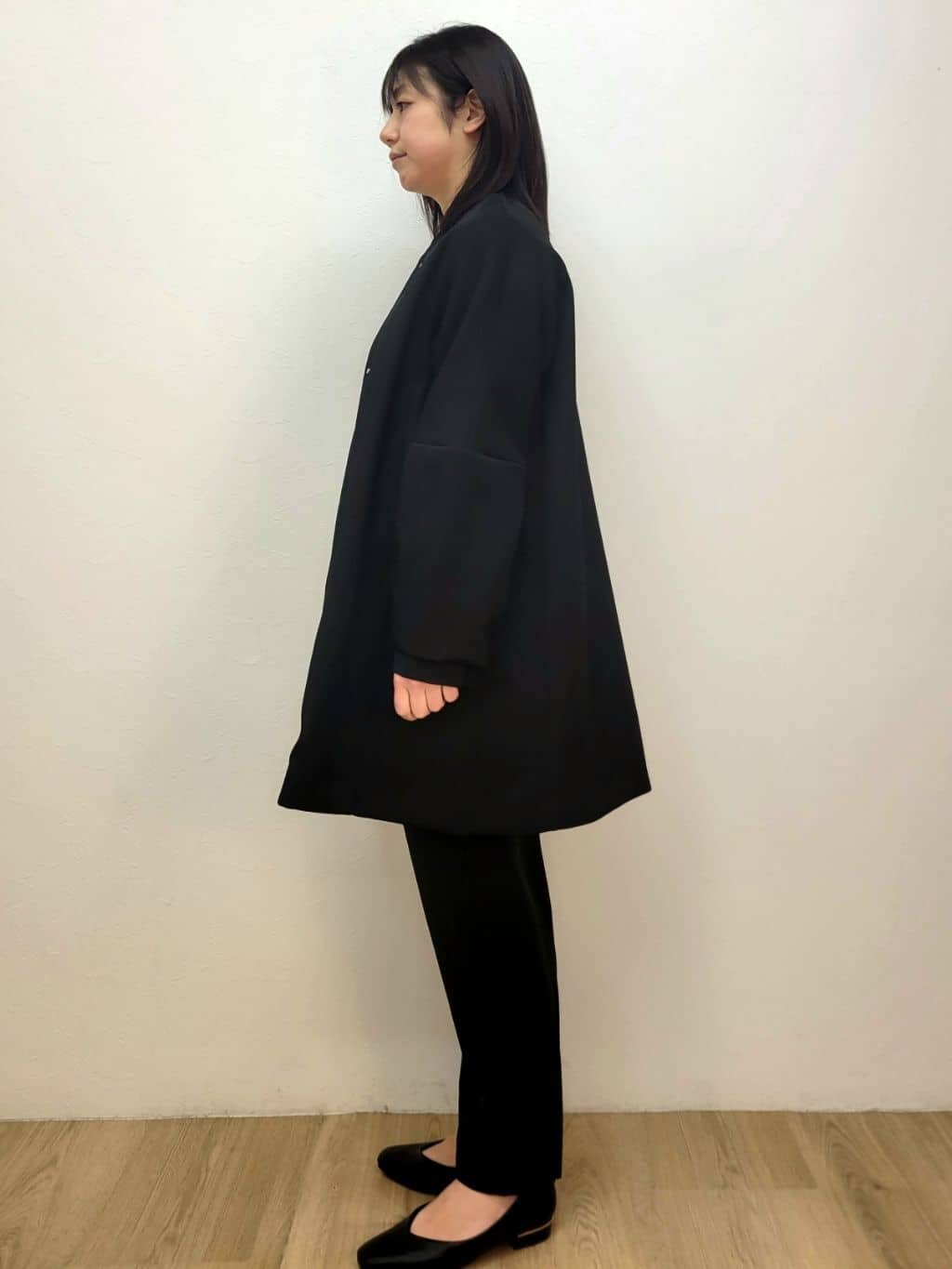 LISAさんの「OPAQUE.CLIP｜フォルムスリーブミドルコート【洗濯機OK】」を使ったコーディネート
