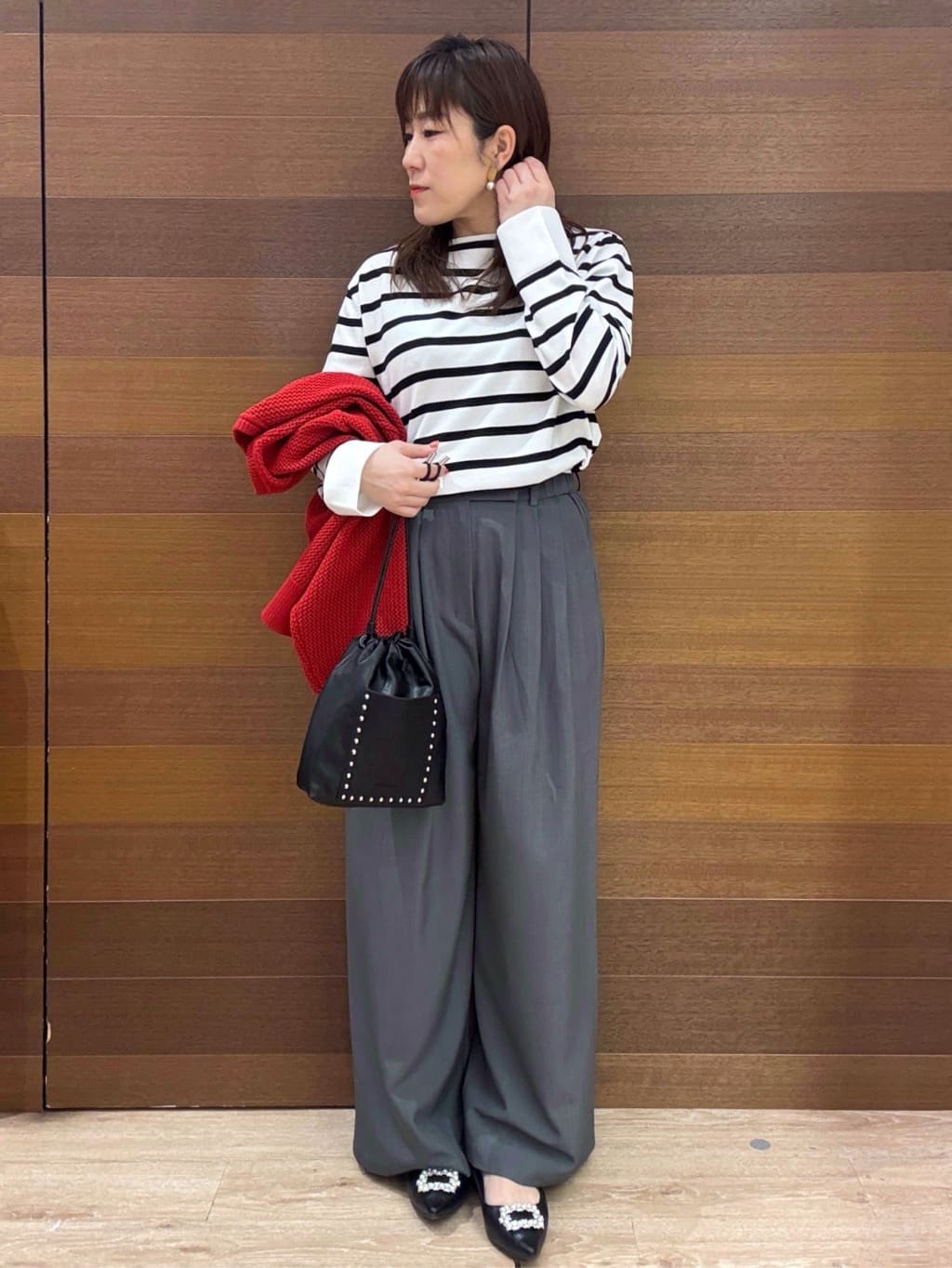 maichiさんの「OPAQUE.CLIP｜【低反発】ポインテッドパンプス」を使ったコーディネート