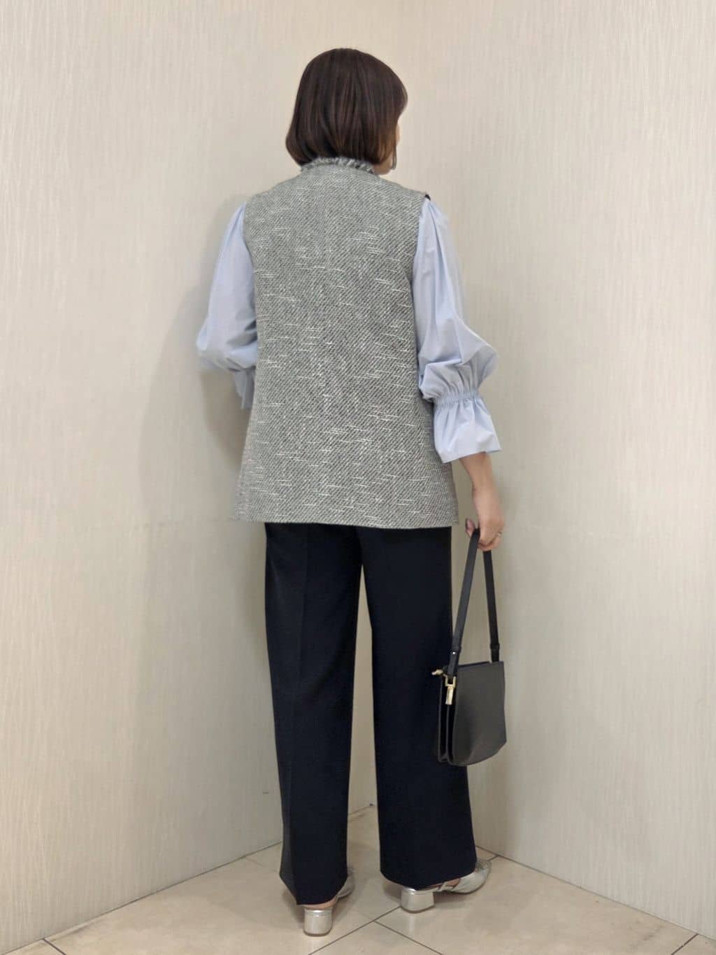 naokoさんの「UNTITLED｜【オンオフ使える】スラブツイード ジレ」を使ったコーディネート