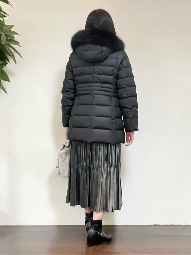 カレンさんの「UNTITLED｜【8色展開/洗える】ウールカシミヤ ハイネックニット」を使ったコーディネート