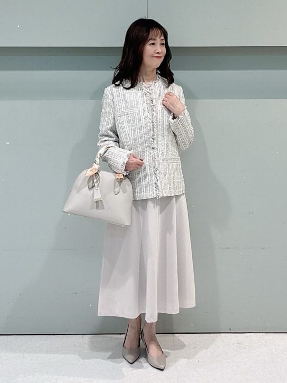 makiさんの「UNTITLED｜【仕事着/スーツ】ファンシーツイード ジャケット」を使ったコーディネート