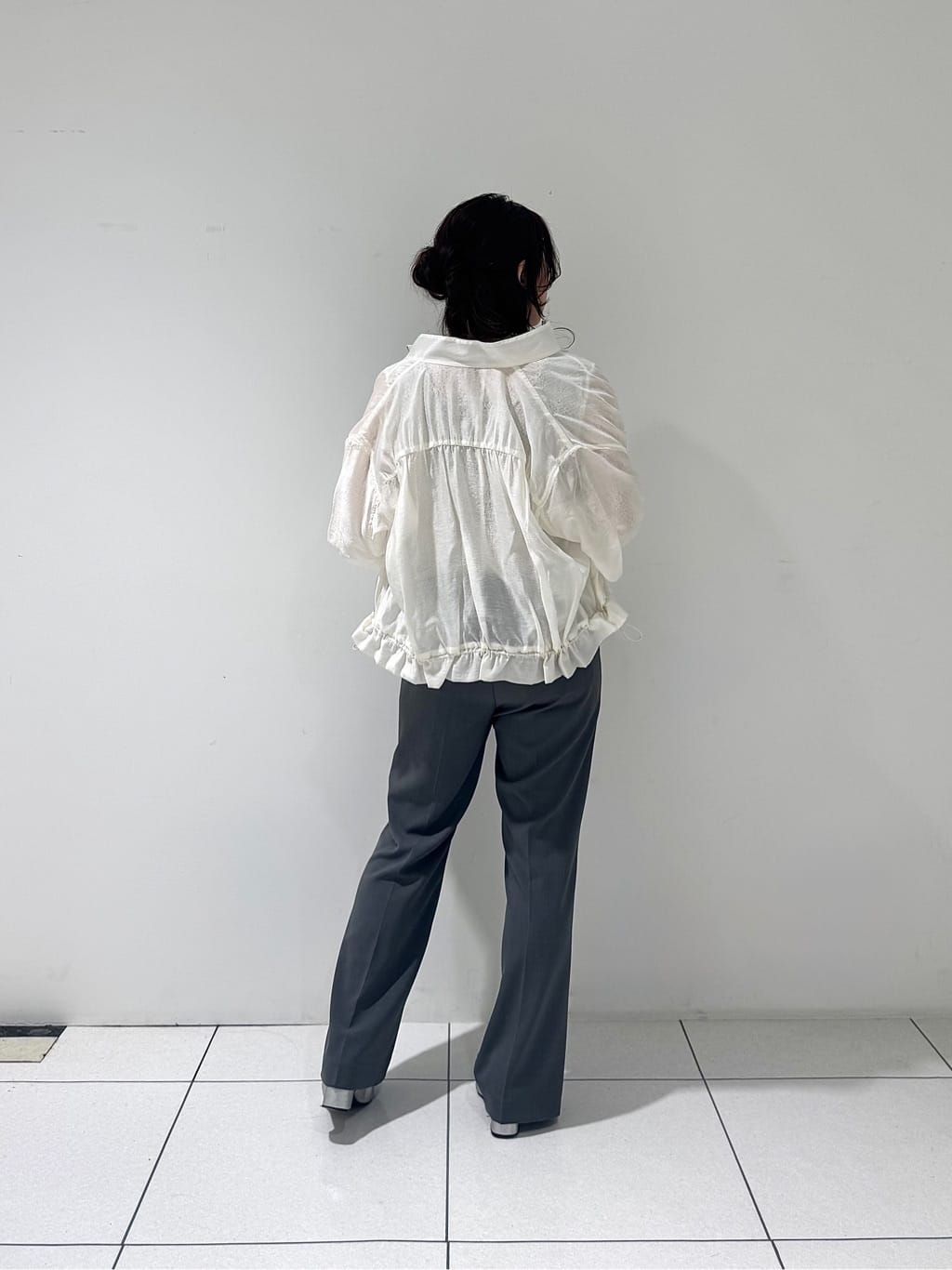 そんさんの「INDIVI｜シアーシャーリングブルゾン」を使ったコーディネート