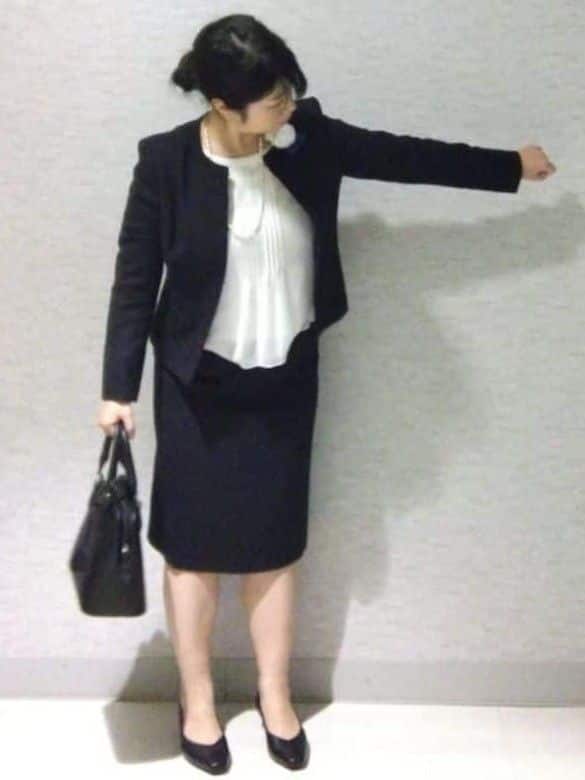 sakoさんの「Reflect｜【SS-4Lサイズ／フォーマル／セットアップ可】ツイードジャケット」を使ったコーディネート
