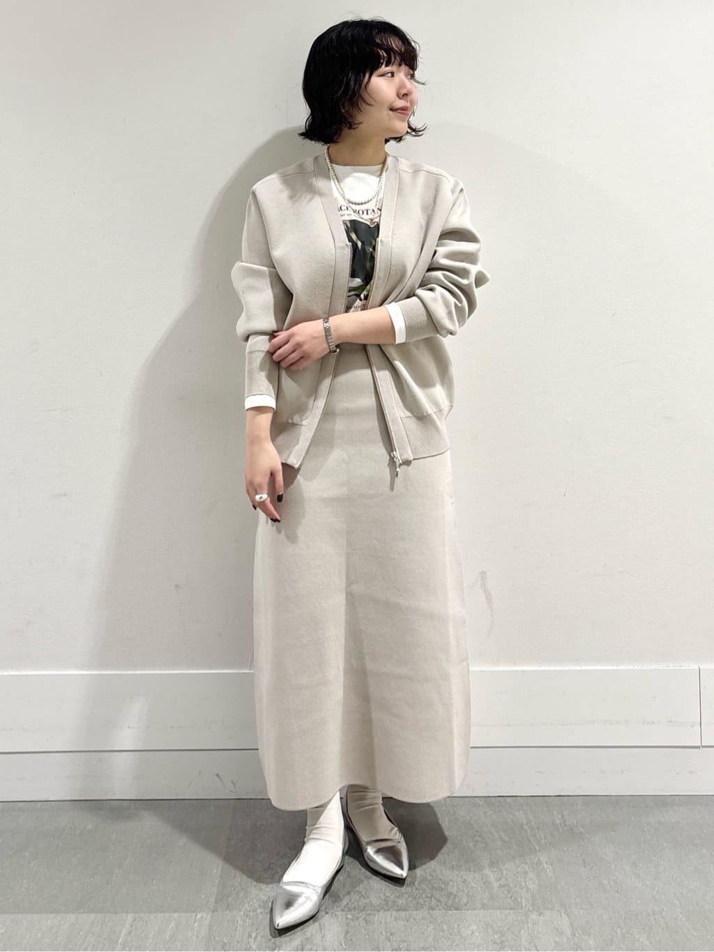 モエカさんの「UNTITLED｜【コットン100/洗える】フォトロングTシャツ」を使ったコーディネート