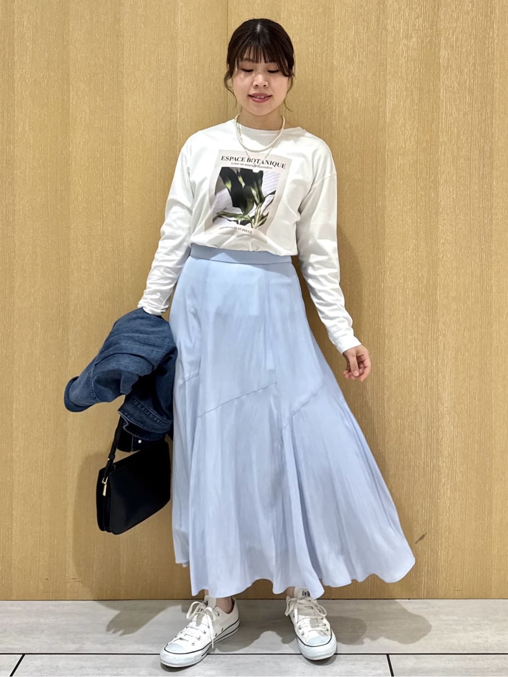 nanaさんの「UNTITLED｜【コットン100/洗える】フォトロングTシャツ」を使ったコーディネート