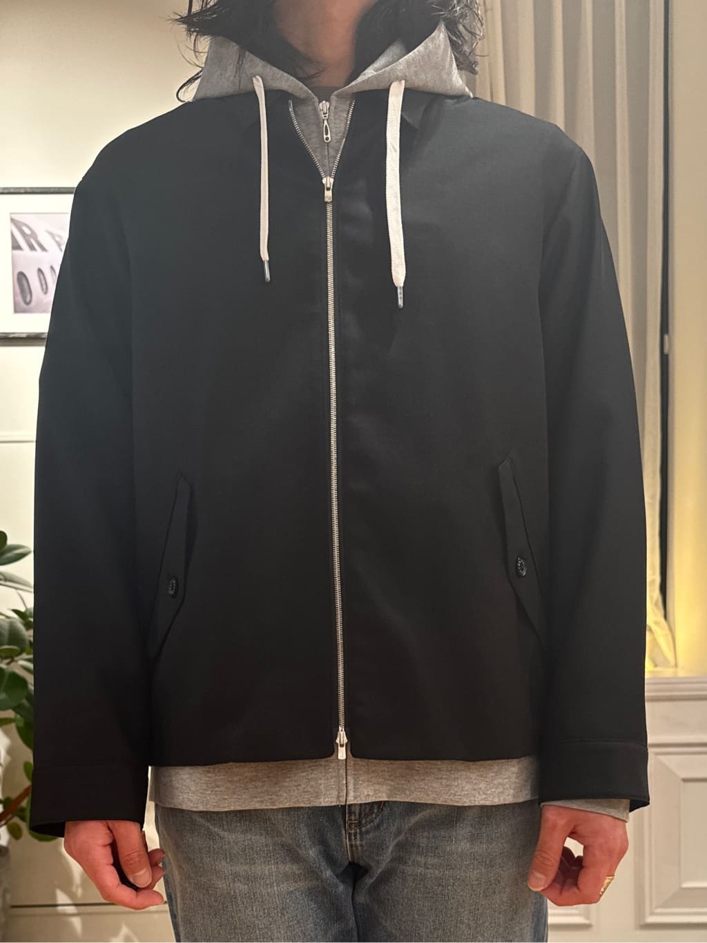 kawarataniさんの「DRESSTERIOR｜【接触冷感／セットアップ可】ドライタッチ ハイカウントジップアップパーカ」を使ったコーディネート