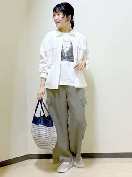  beni_gingerさんの「Reflect｜【羽織にも◎】ダンガリーシャツ」を使ったコーディネート