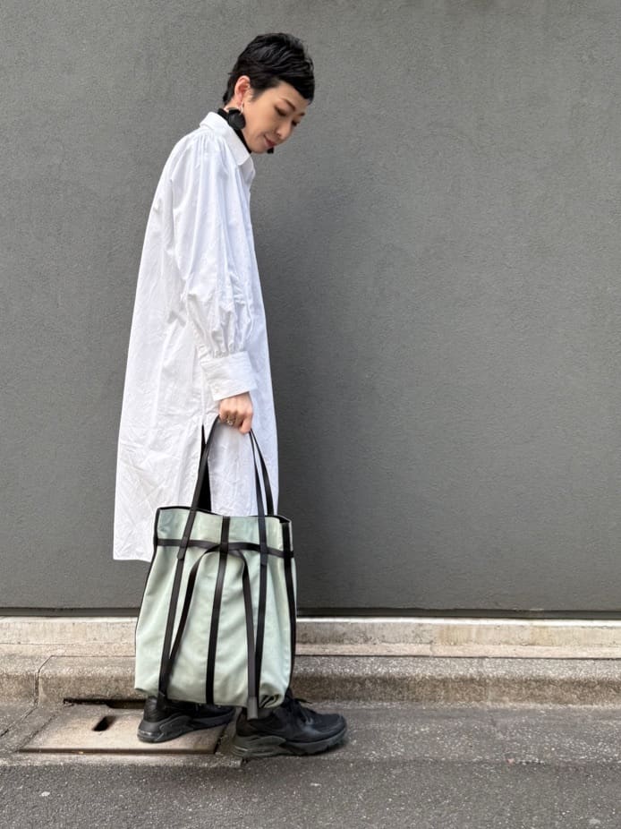 Kさんの「HIROKO HAYASHI｜PANIER CAMOSCIO（パニエ カモッショ）トートバッグ」を使ったコーディネート