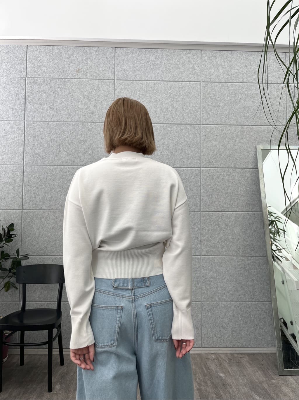 Harukaさんの「INDIVI｜Timeless｜フォルムロゴニット」を使ったコーディネート