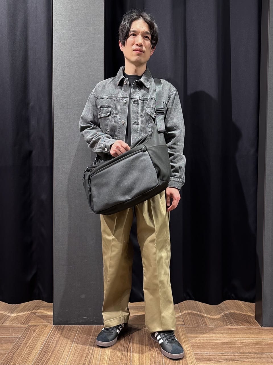 tomoyaさんの「THE SHOP TK｜【大人にも取り入れやすい】デニムジャケット セットアップ可/洗濯機OK」を使ったコーディネート