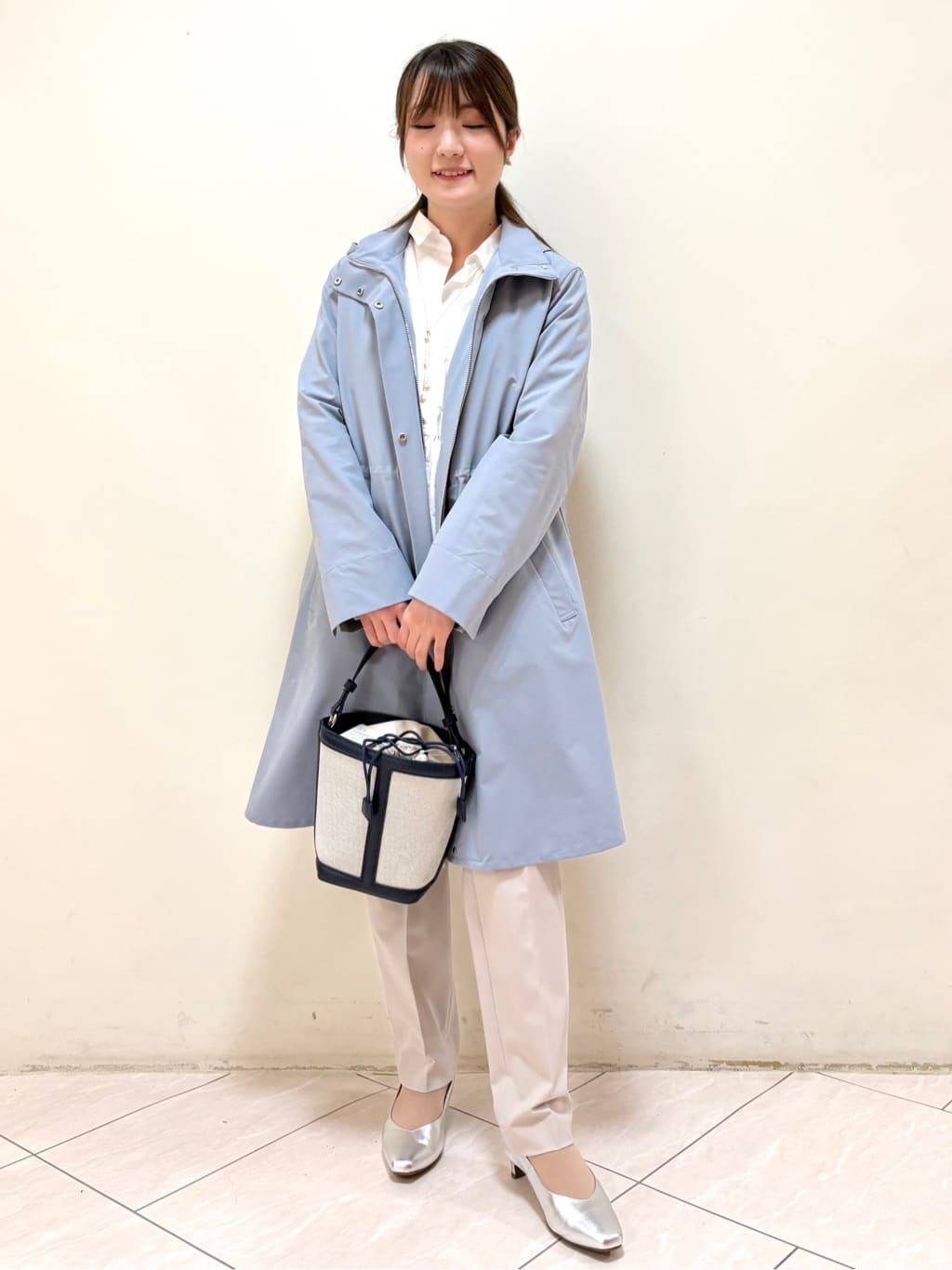 mikiさんの「Reflect｜【中綿ライナー付き】ライナー付きフーデッドロングコート」を使ったコーディネート