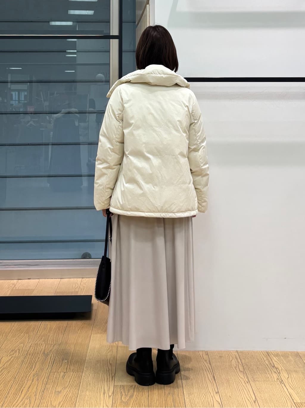 asamiさんの「INDIVI｜【洗える／華やか】袖プリーツニット」を使ったコーディネート
