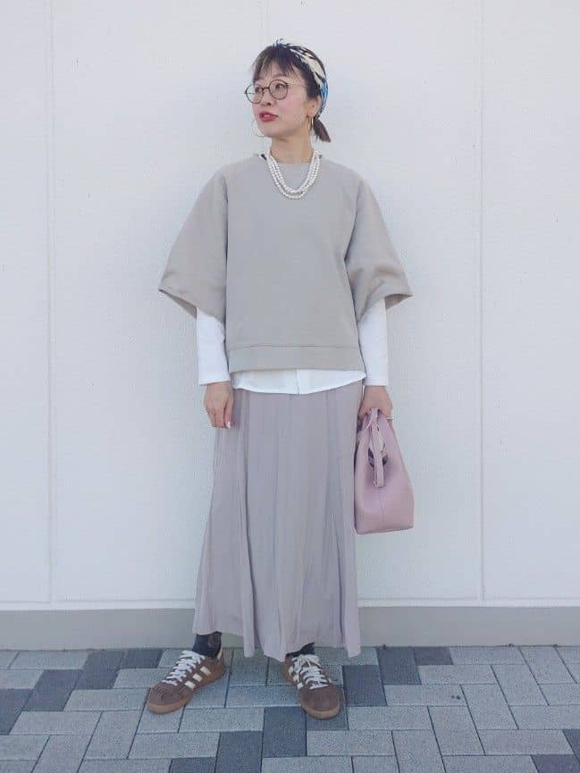 MUTSUKOさんの「UNTITLED｜【Liyoca】ベーシック天竺スリットプルオーバー」を使ったコーディネート
