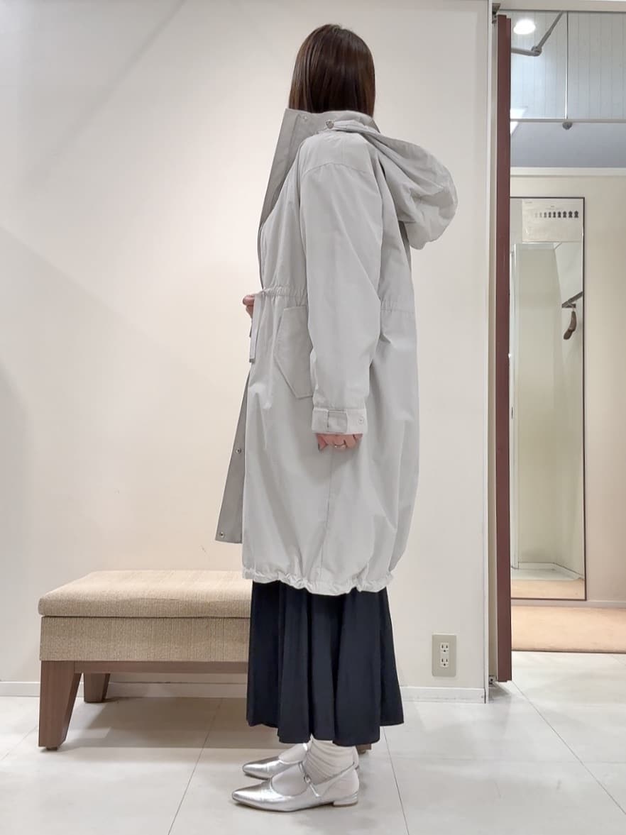YUIさんの「UNTITLED｜◆【2WAY/洗える/はっ水】グログランモッズコート」を使ったコーディネート