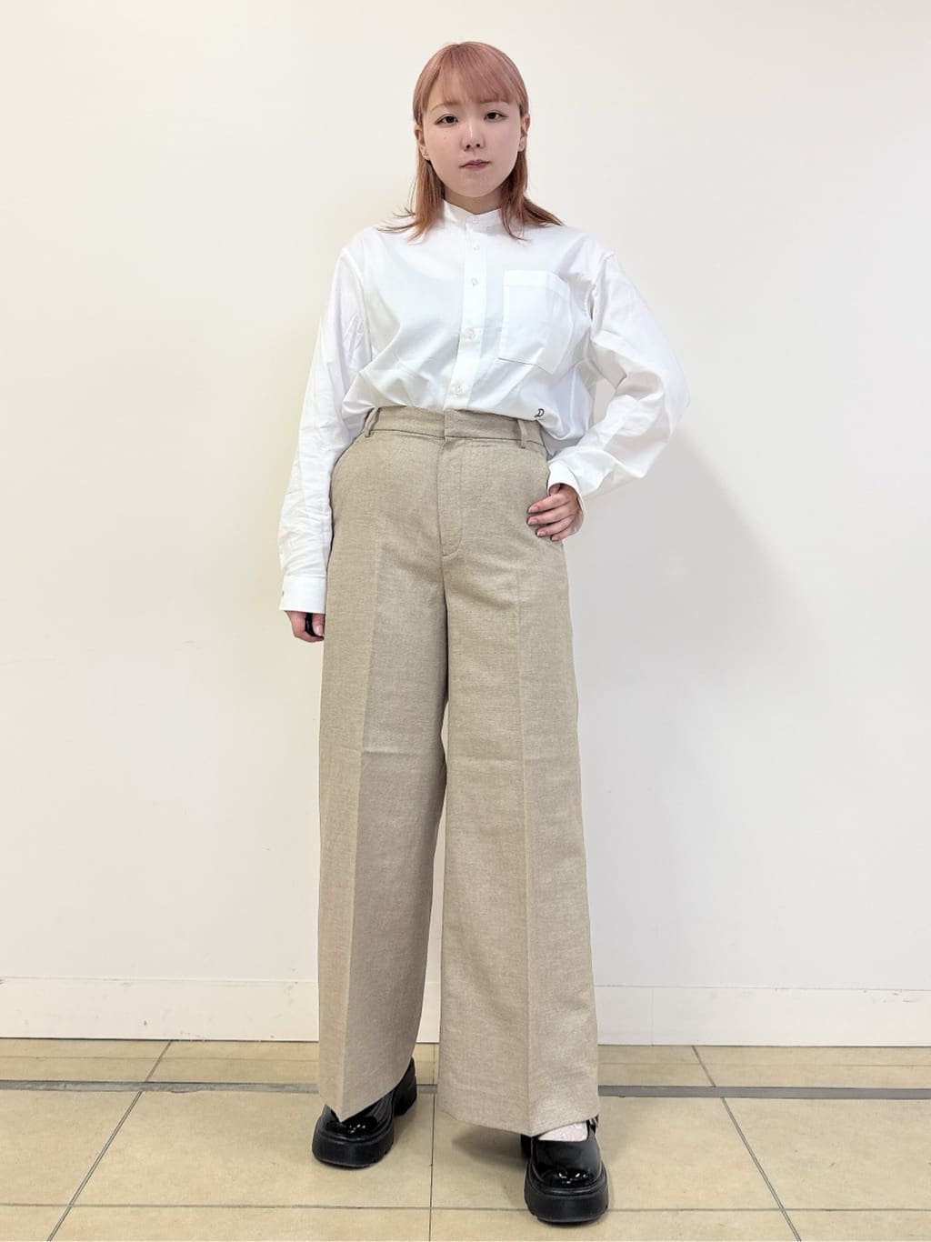 なかもとあきさんの「DRESSTERIOR｜【セットアップ可】リネンブレンドダブルブレストジャケット」を使ったコーディネート