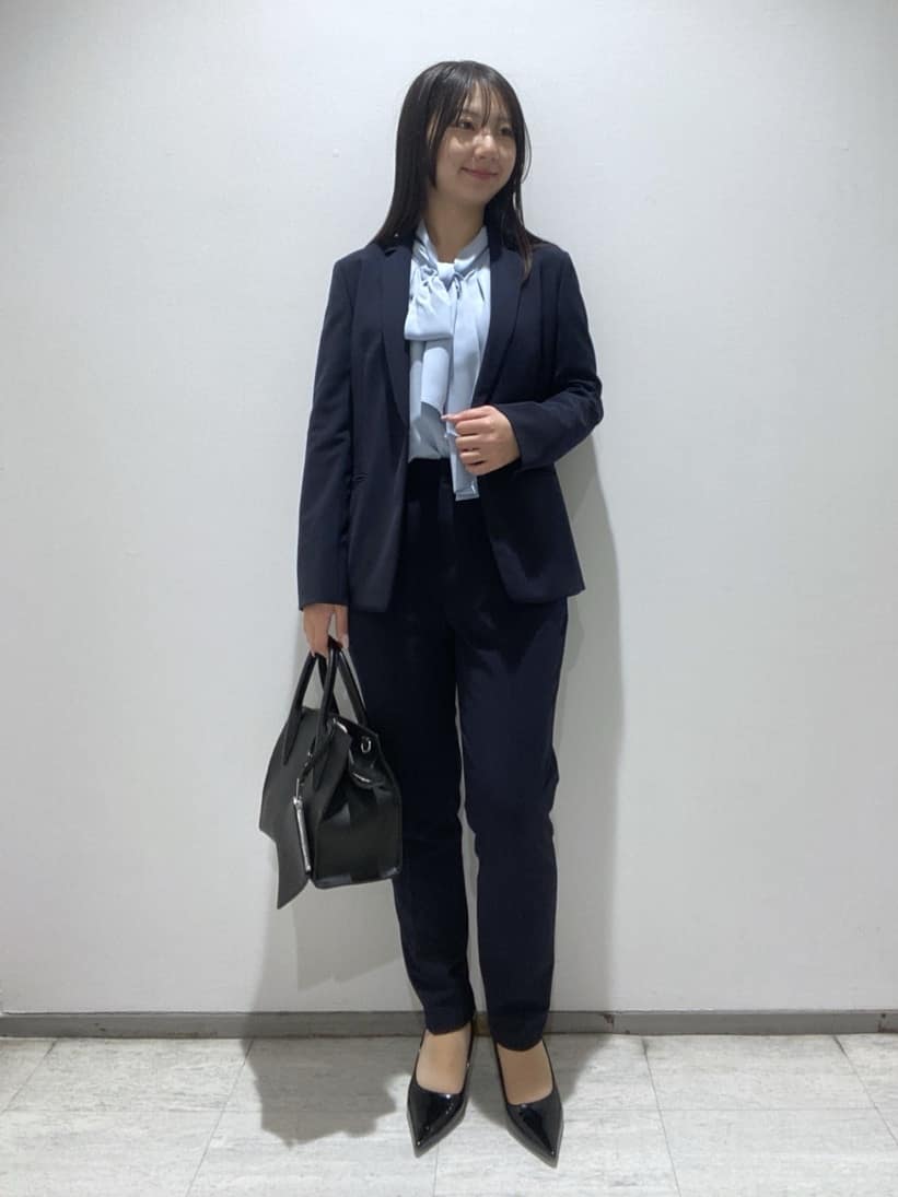 meiさんの「INDIVI｜【通勤スーツ／洗える】ストレッチテーラードカラージャケット」を使ったコーディネート