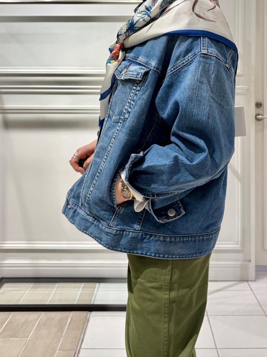 AKKOさんの「UNTITLED｜◆【ゆったり/洗える】クロップドニットプルオーバー」を使ったコーディネート