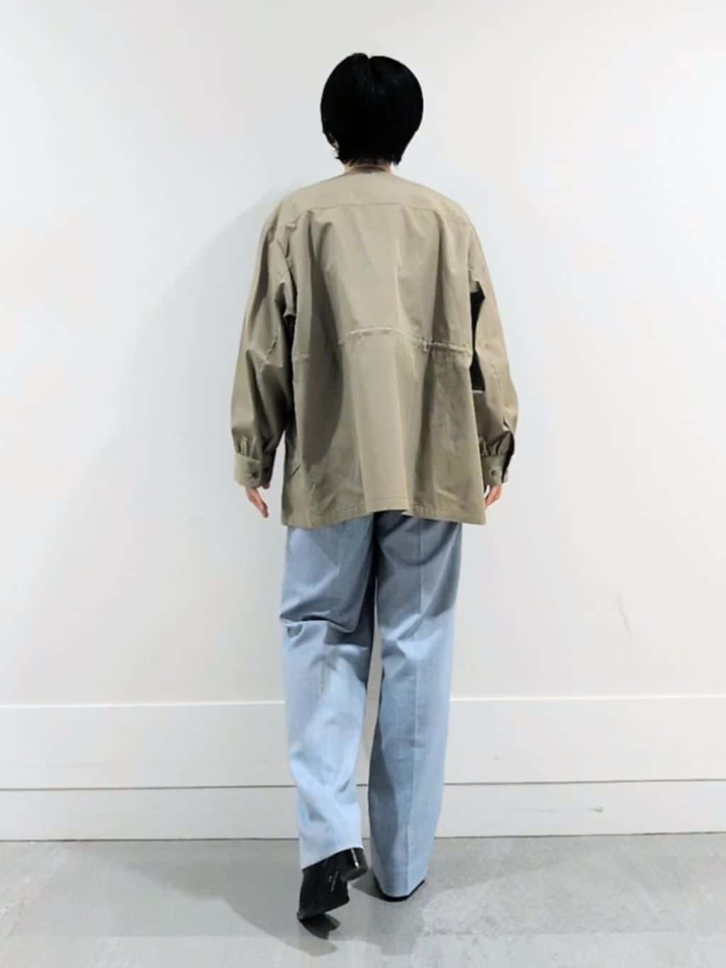 ミズタさんの「UNTITLED｜◆【はっ水】ライトコットンミリタリーコート」を使ったコーディネート