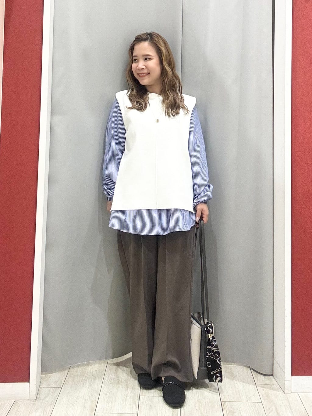 shioさんの「SHOO･LA･RUE｜【洗える】ニットローファー」を使ったコーディネート