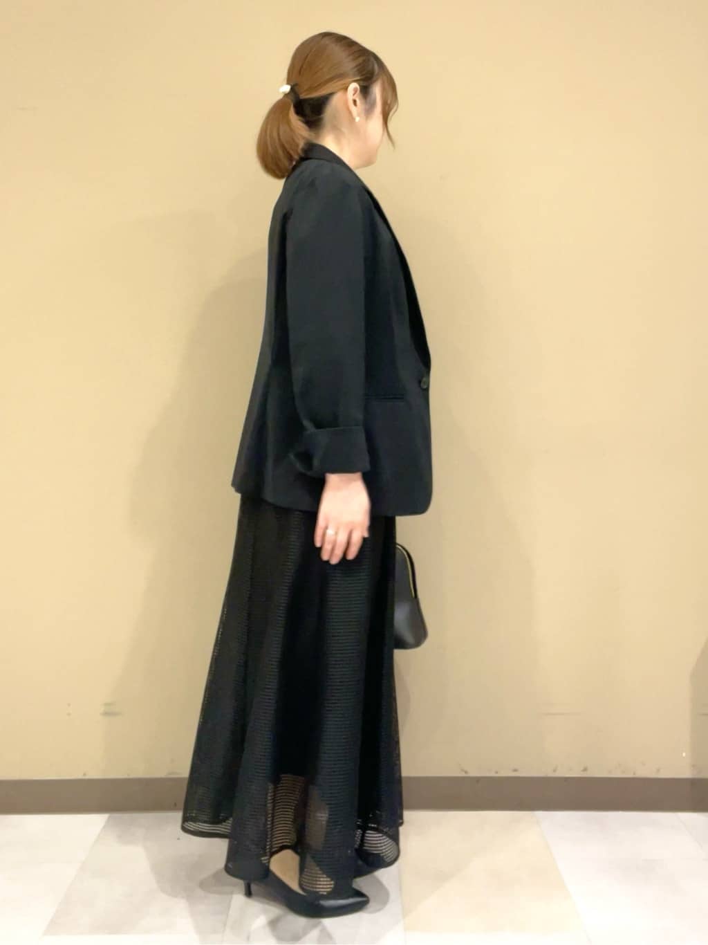 Tomoさんの「UNTITLED｜【UV/接触冷感/スーツ】ジャージテーラードジャケット」を使ったコーディネート